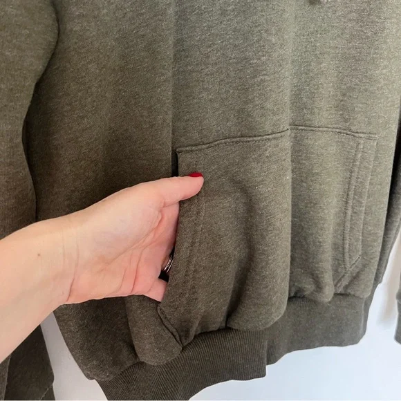 H&M Olive Hoodie • Screen Worn on Cruel Intentions• Soft Lounge Pullover• Size S - Picture 5 of 12